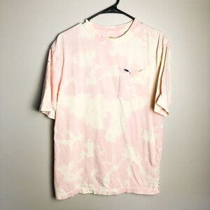 Bob Timberlake Golf Pink Crewneck Pocket T shirt Medium Mens